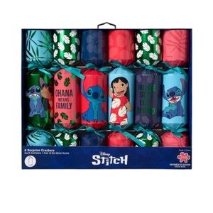 BNIB Disney Surprise Cracker Sock Set (6 crackers with sock- Lilo & Stitch)